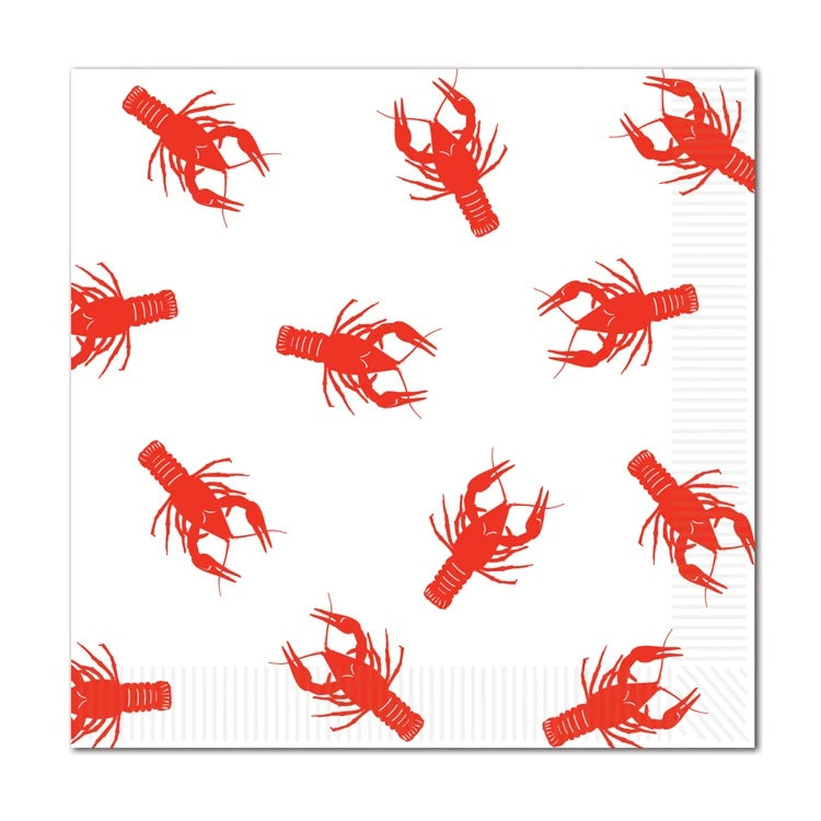 16 pack crayfish luncheon paper napkins