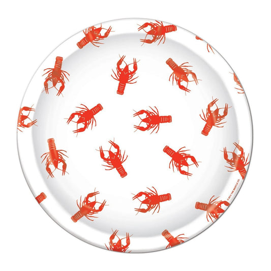 8 pack crayfish dinner plates